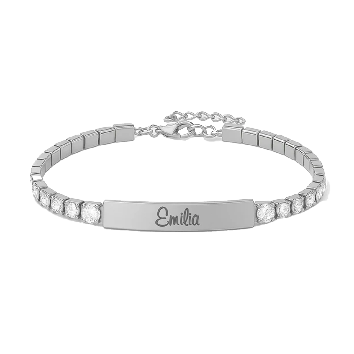 Emely - Personalisiertes Tennisarmband mit Gravur